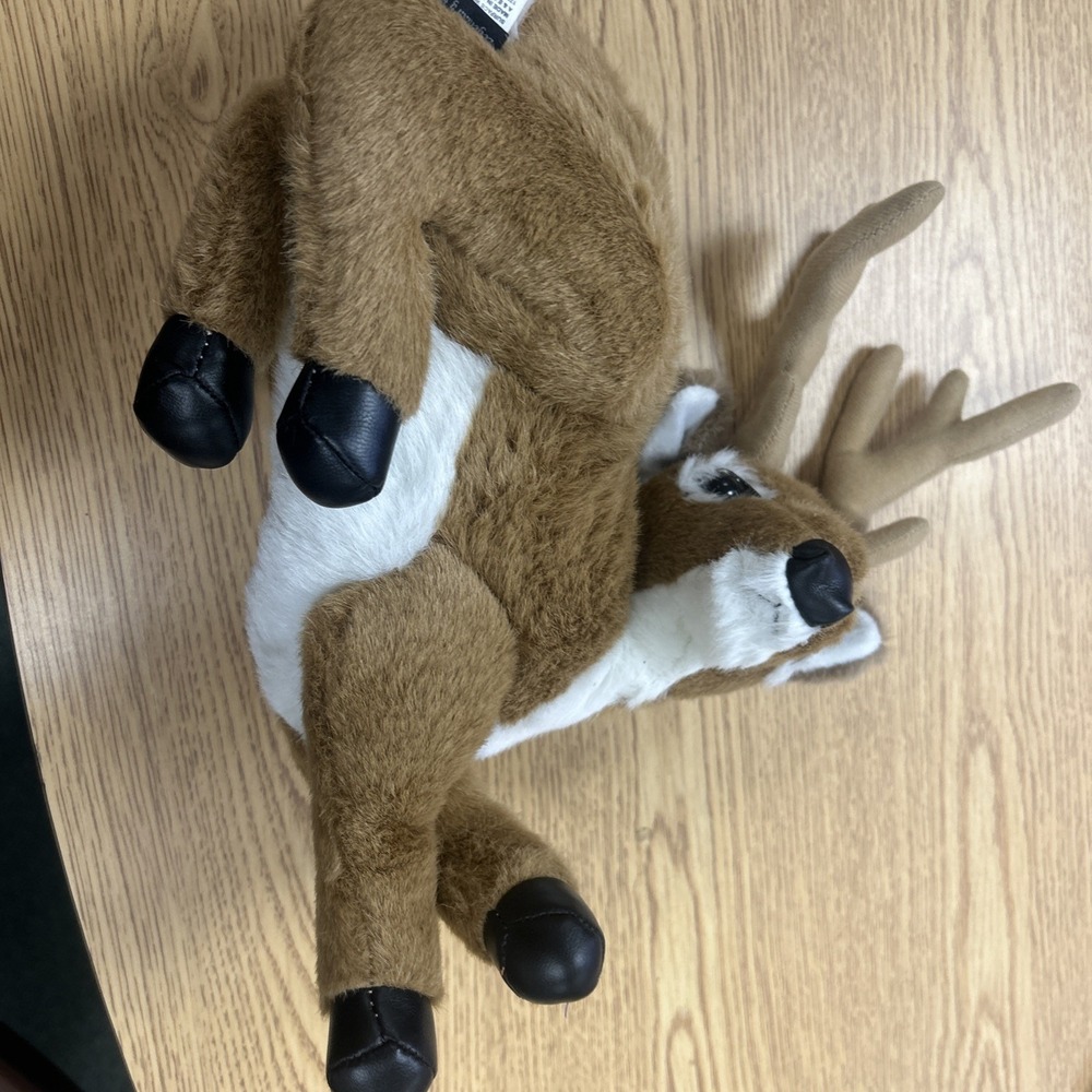 Deer Gear Legendary Whitetail Lying Plush 12" Long #A1
